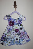 Blue Violet Bouquet Reversible Dress