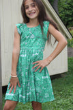 Eagles Peasant Dress
