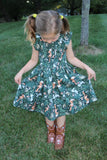 Woodland Peasant Dress