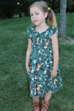 Woodland Peasant Dress