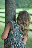 Fall Deer Peasant Dress