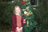 Peasant Dress - Classic Red Plaid
