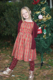 Peasant Dress - Classic Red Plaid