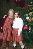 Peasant Dress - Classic Red Plaid