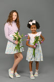 Garden Bunny Peasant Dress