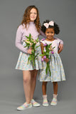 Garden Bunny Peasant Dress