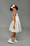 Garden Bunny Peasant Dress