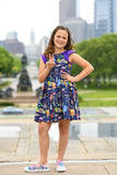 Sew Much Philly Peasant Dress