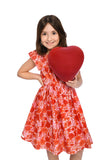 Vintage Valentine Peasant Dress