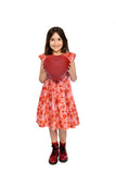 Vintage Valentine Peasant Dress