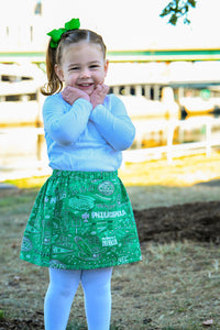 Kelly Green Eagles Skirt