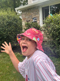 Kids REVERSIBLE Eagles/ Phillies Bucket Hat