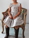 Owl Tree Peasant Dress