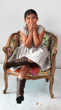Owl Tree Peasant Dress
