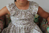 Owl Tree Peasant Dress
