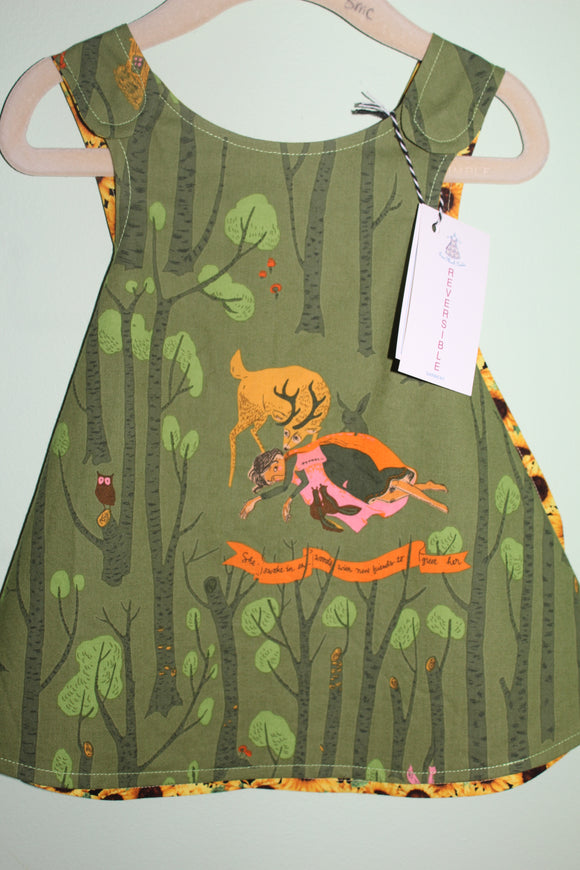 Snow White (by Heather Ross) Reversible Dress