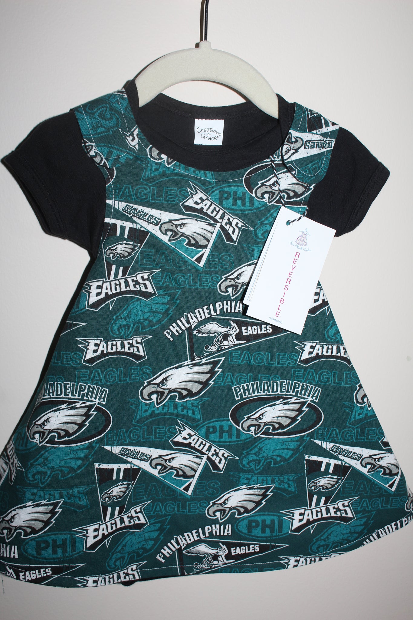 Eagles Reversible Dress Sew Much Cooler Eagles Reversible Dress Sew Much Cooler