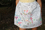 Color Me Skirt - Mushroom