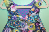 Purple Peacock Reversible Dress