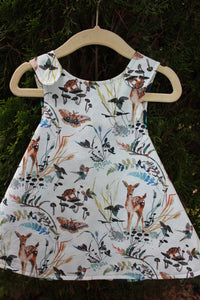 Light Forest Fawn Reversible Dress