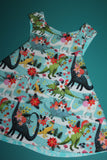 Holiday Dino Reversible Dress