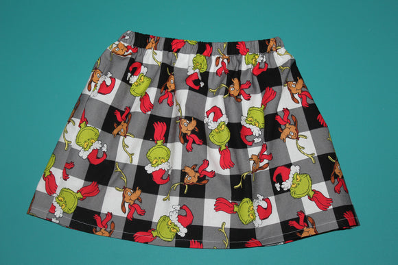 Grinch Bubble Skirt
