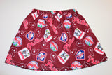 Phillies Maroon Skirt