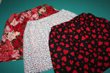 Red Rose Bubble Skirt