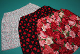 Red Rose Bubble Skirt