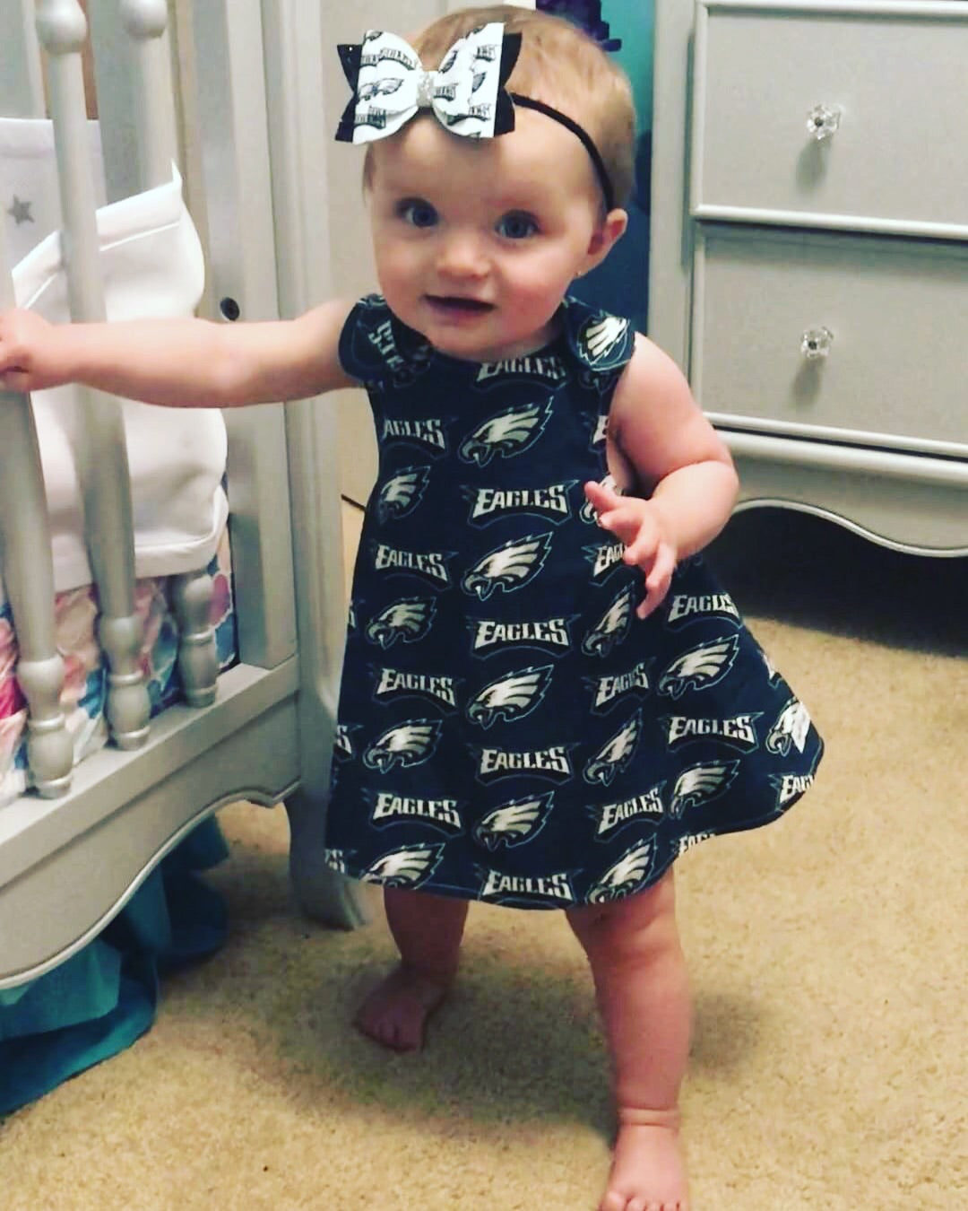 Eagles Reversible Dress Sew Much Cooler Eagles Reversible Dress Sew Much Cooler